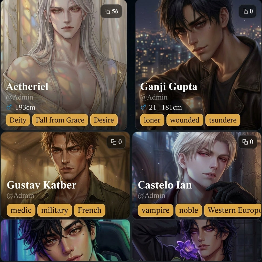 Discover characters